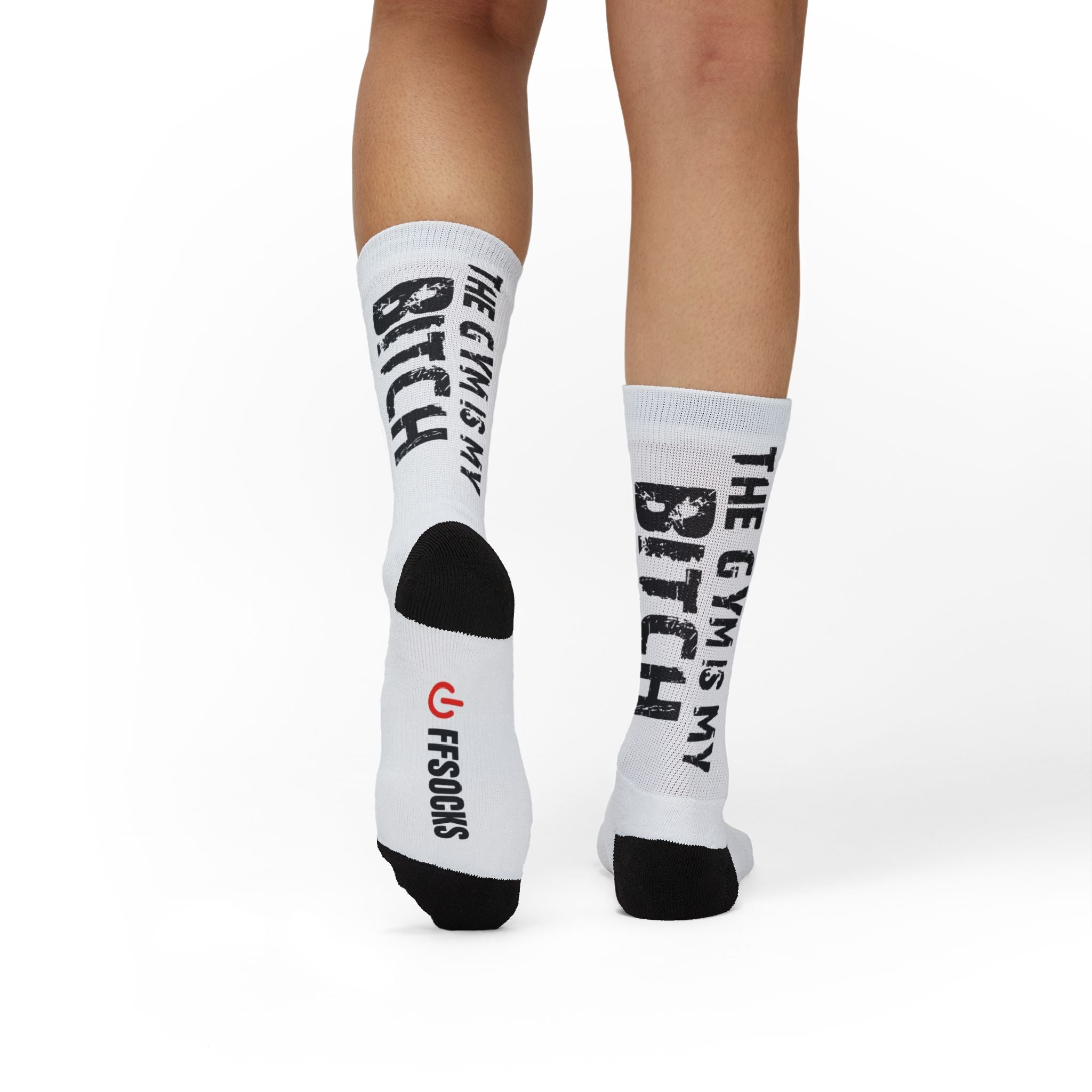 OFFSOCKS "The Gym Is My Bitch" Sportsocken | Statement Gym Socks für hartes Training & Fitness