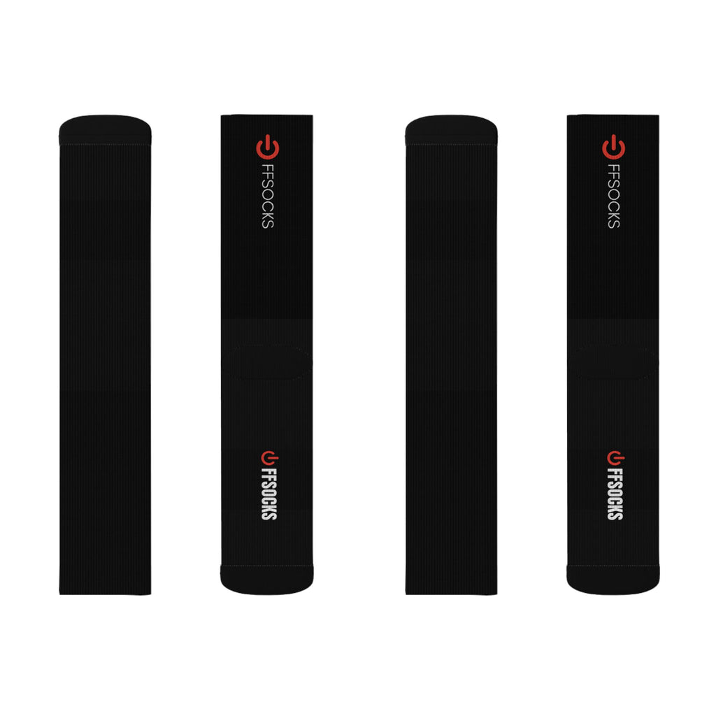OFFSOCKS Crew Socks – "Classic Black Edition" | Gym & Fitness Socken