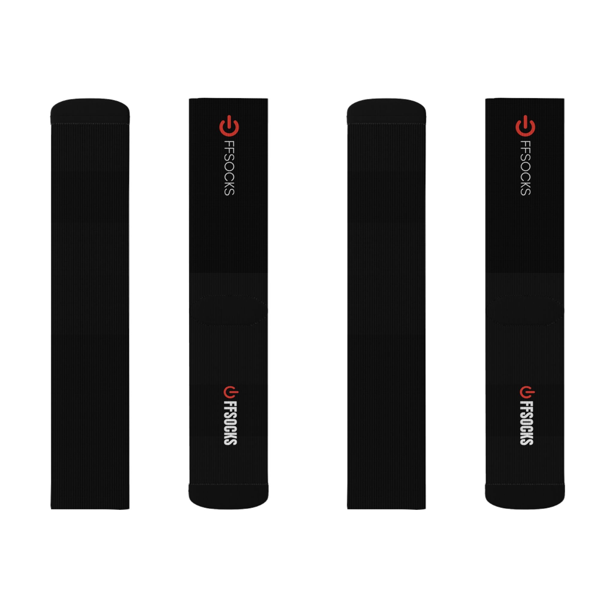 OFFSOCKS Crew Socks – "Classic Black Edition" | Gym & Fitness Socken