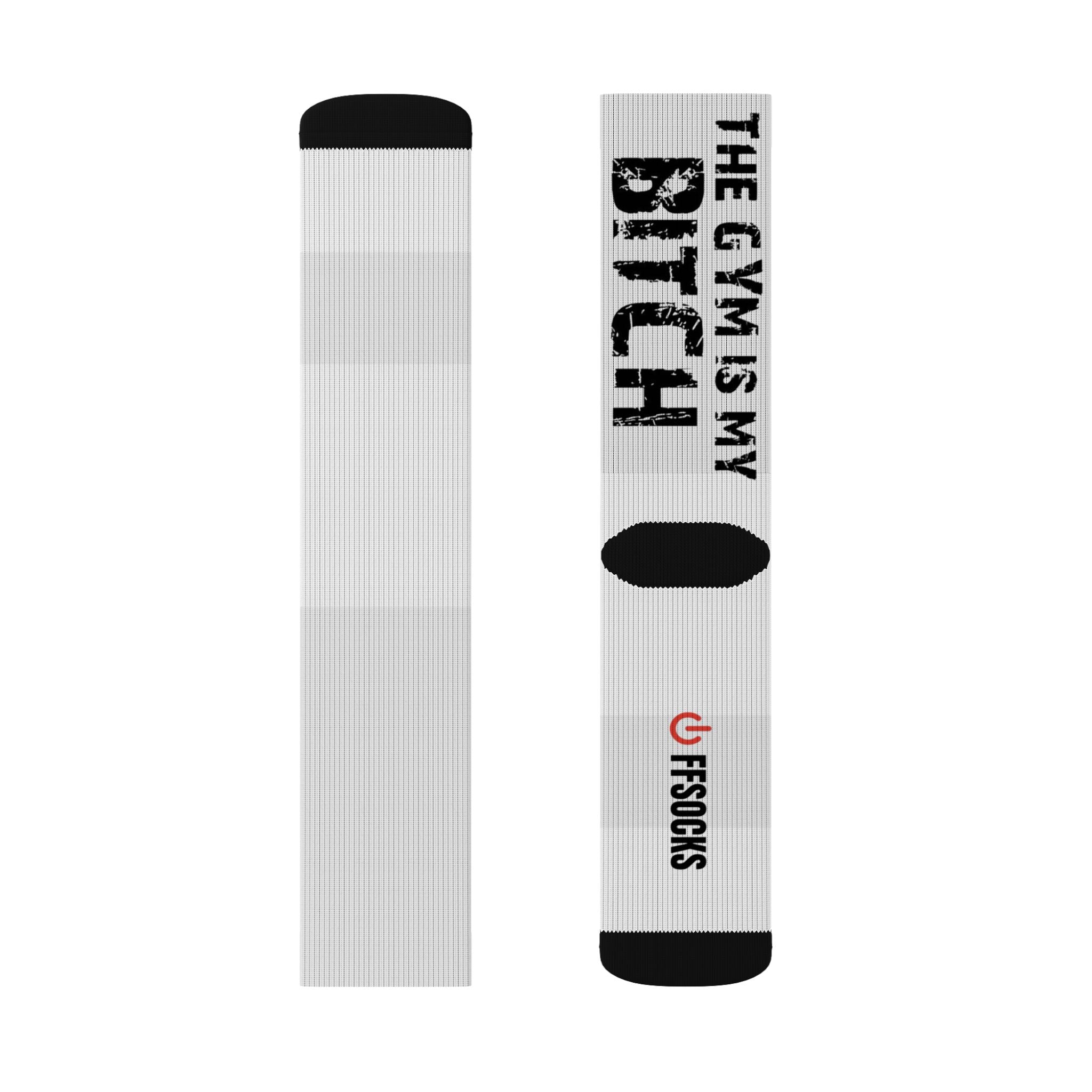 OFFSOCKS "The Gym Is My Bitch" Sportsocken | Statement Gym Socks für hartes Training & Fitness