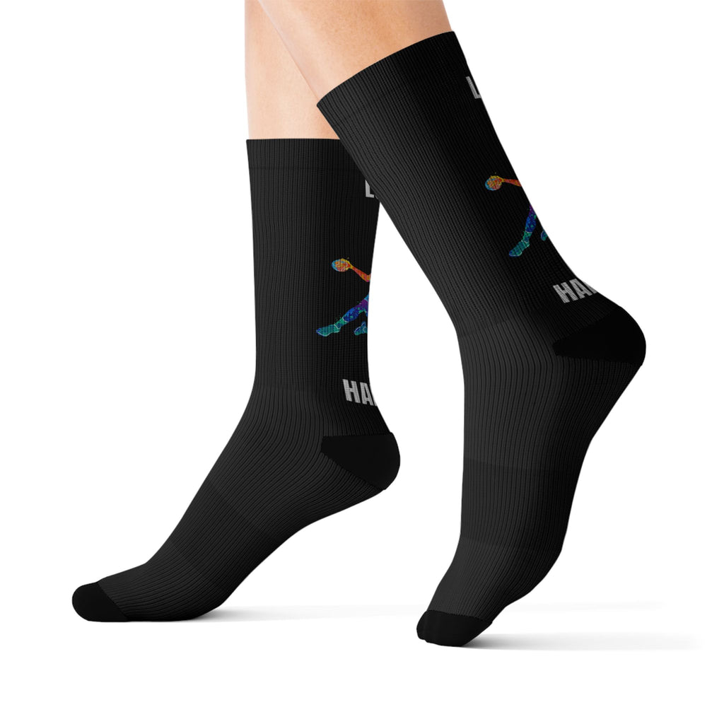 OFFSOCKS Crew Socks – "LOVE HANDBALL" | Performance & Sport Socken