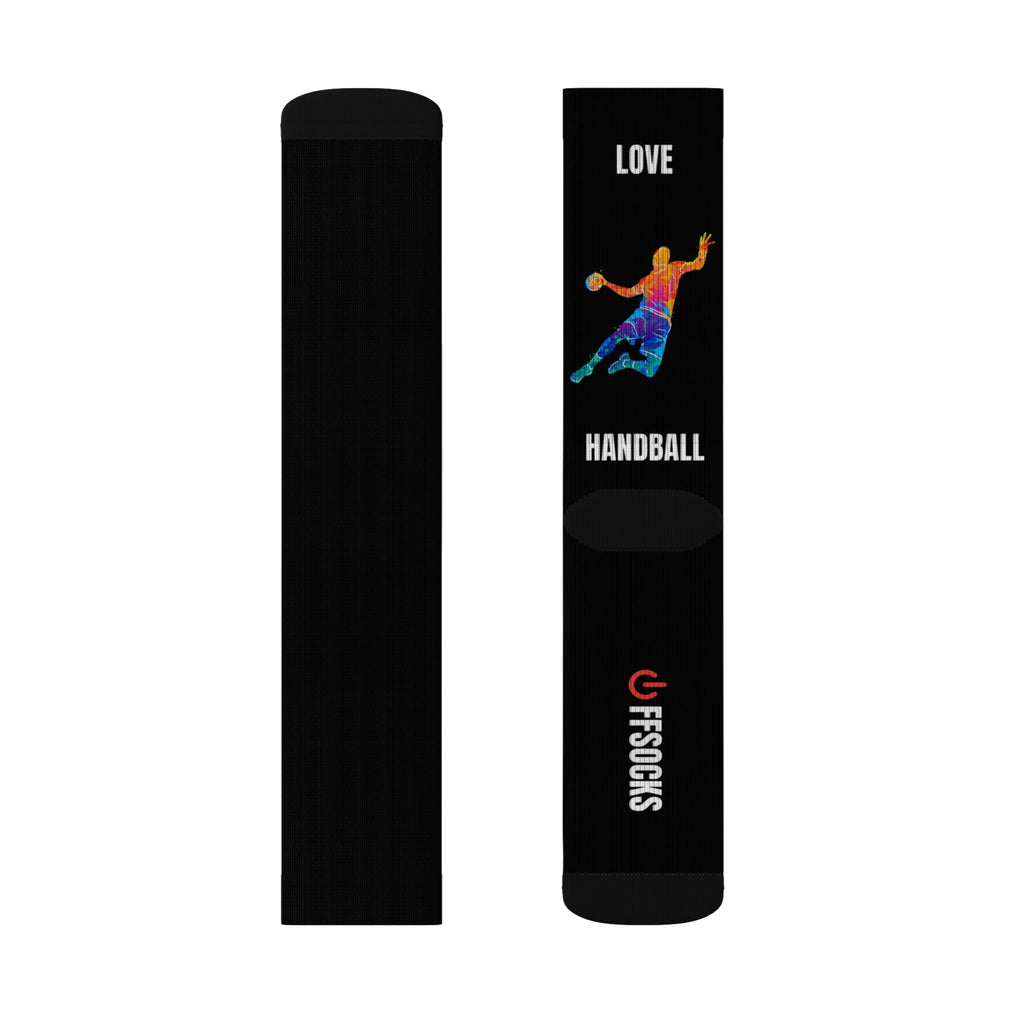 OFFSOCKS Crew Socks – "LOVE HANDBALL" | Performance & Sport Socken