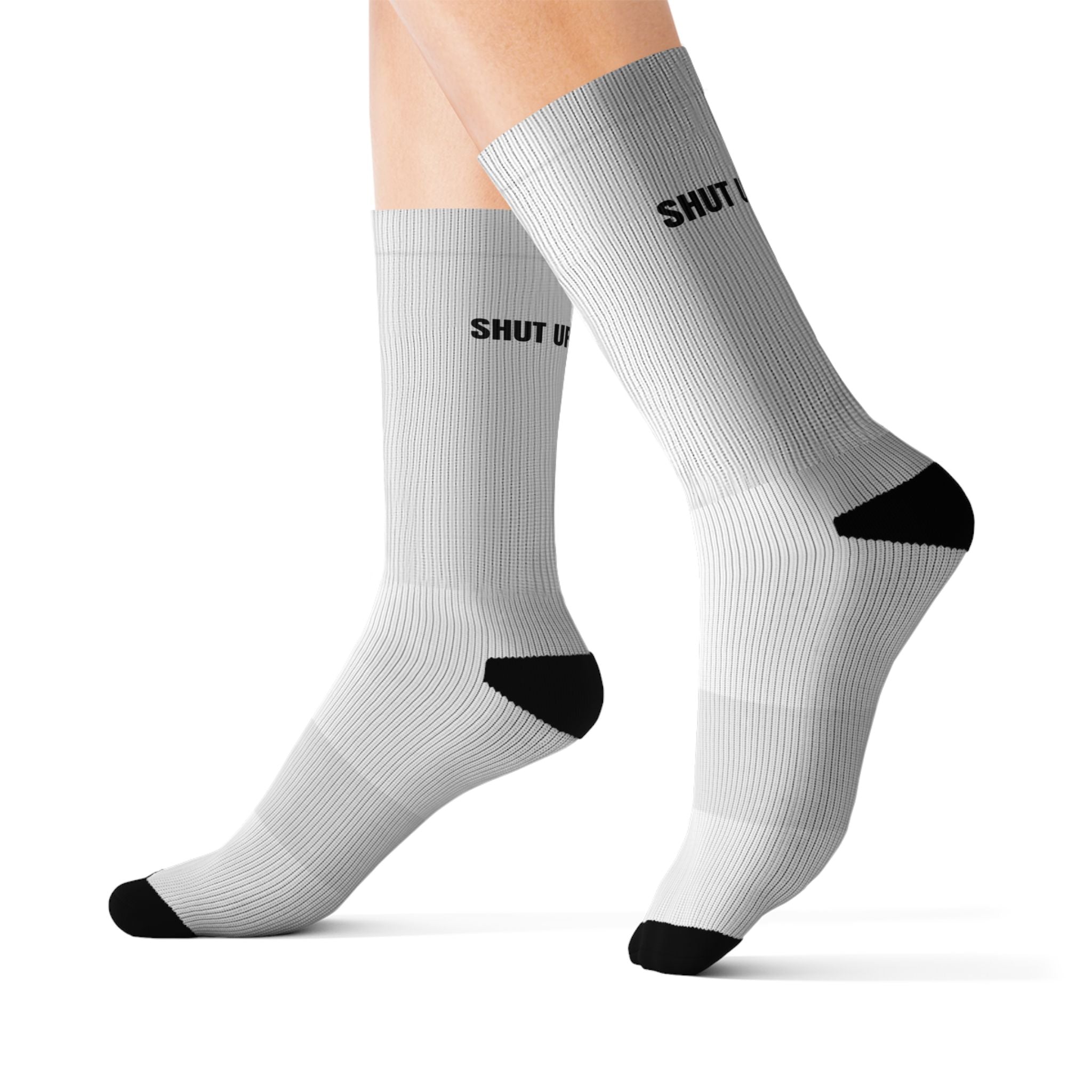 OFFSOCKS Crew Socks – "Shut Up & Squat" | Gym & Fitness Socken