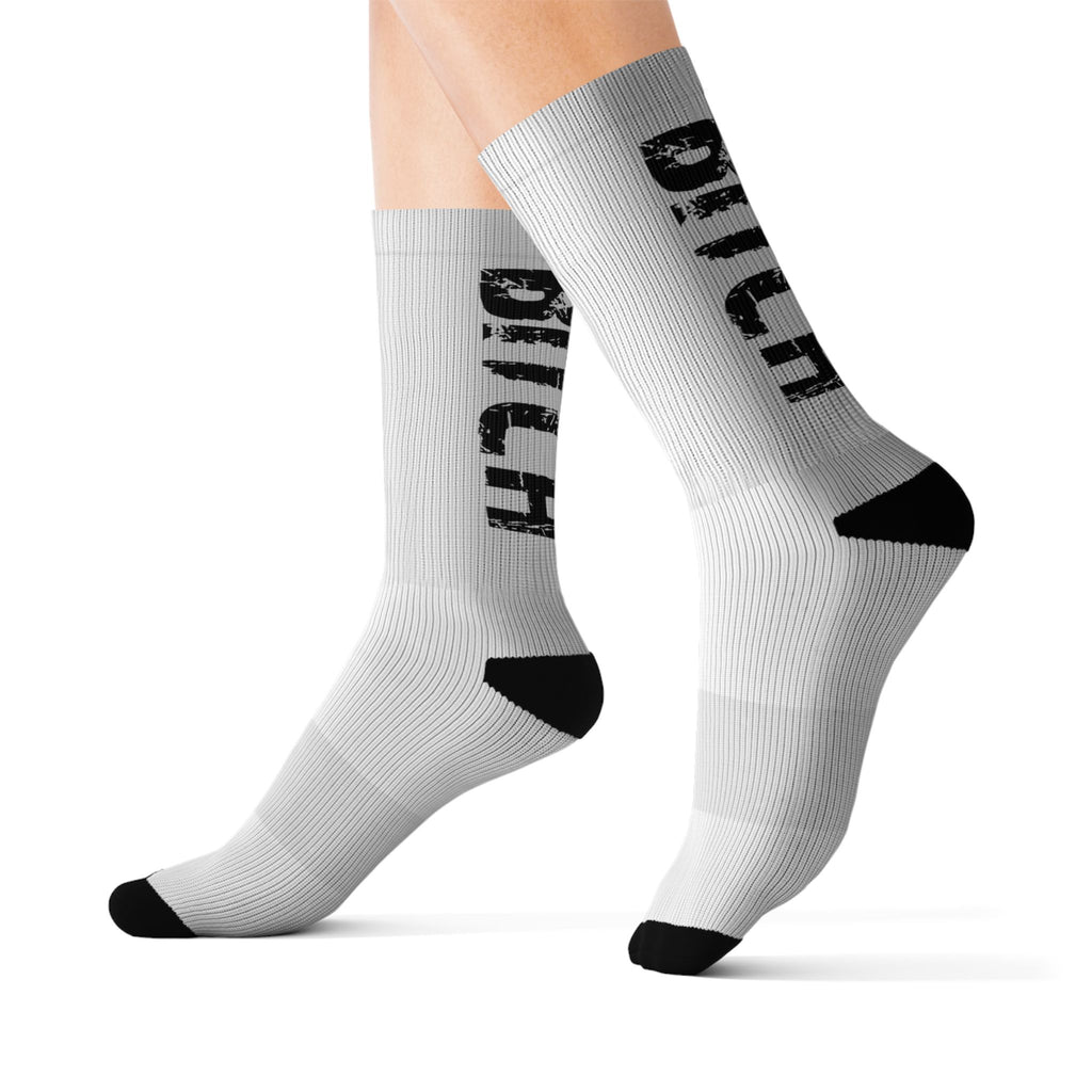 OFFSOCKS "The Gym Is My Bitch" Sportsocken | Statement Gym Socks für hartes Training & Fitness