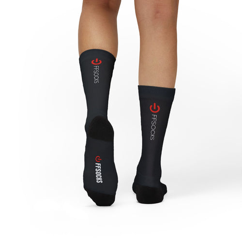 OFFSOCKS Crew Socks – "Classic Black Edition" | Gym & Fitness Socken