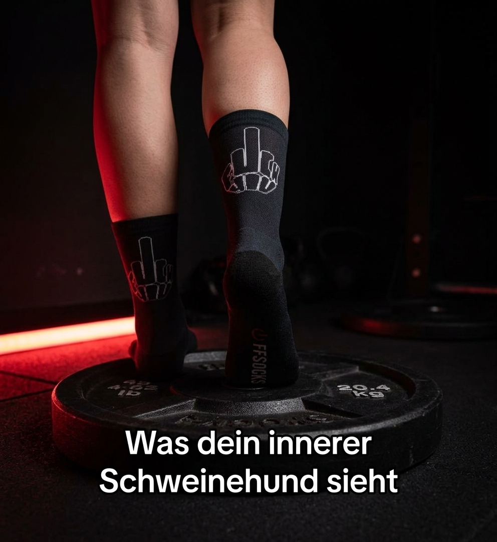 OFFSOCKS Middle Finger Skeleton Crew - Was dein innerer Schweinehund sieht